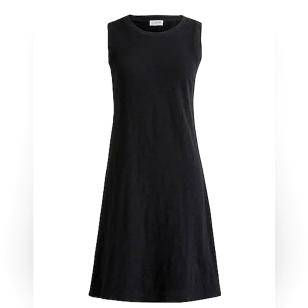 J. Crew Black Sleeveless A-Line Knit Dress XXL